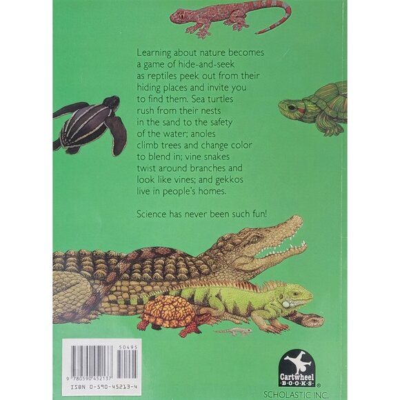 Wheres That Reptile Scholastic Hide & Seek Science PB Barbara Brenner 1993 - Picture 2 of 8